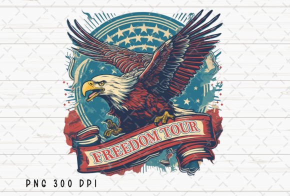Celebrate Independence with the Freedom Tour Eagle Design