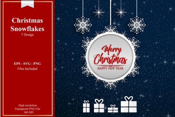 Christmas Snowflakes Vector Clipart: Design Magic
