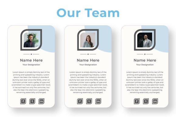 Creative Team Member Section UI Design: Build Instant Trust