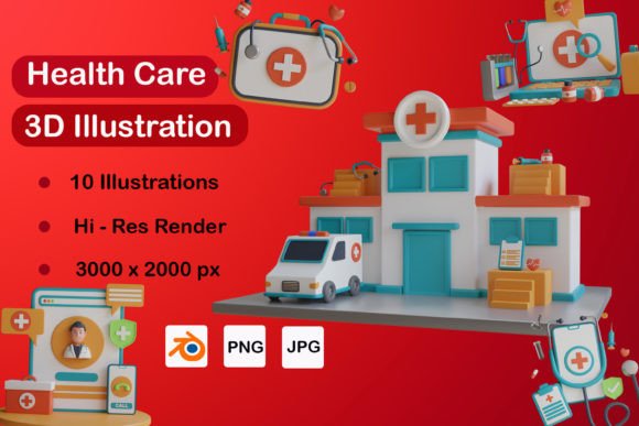 Elevate Your Visuals with the 3D Healthcare Pack