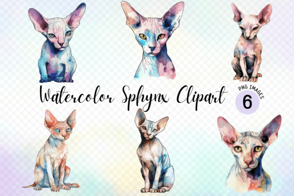 Sphynx Cat Watercolor Clipart: A Designer's Guide