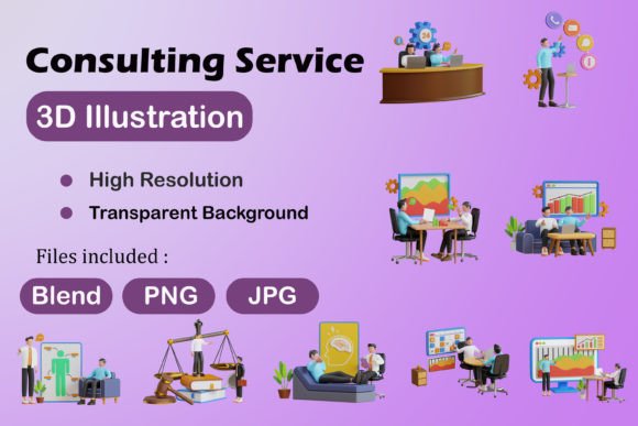 Unlocking Modern Brand Strategy with 3D Consulting Service Pack